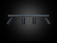 Gu10 opbouwspot armatuur - 4 draaibaar spots( x3) - afbeelding 3 van  5