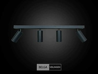 Gu10 opbouwspot armatuur - 4 draaibaar spots( x6) - afbeelding 4 van  6