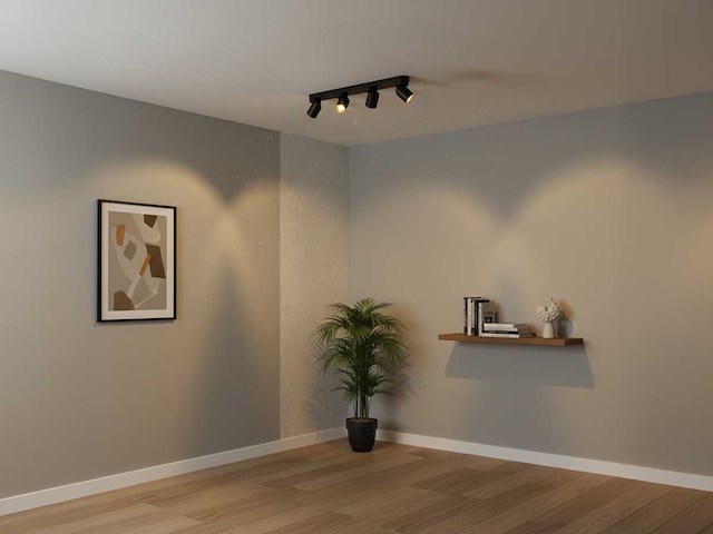 Gu10 opbouwspot armatuur 4 kop draaibaar (8x) - afbeelding 2 van  6