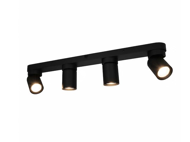 Gu10 opbouwspot armatuur 4 kop draaibaar (8x) - afbeelding 4 van  7