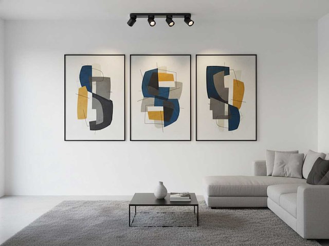 Gu10 opbouwspot armatuur 4 kop draaibaar(3x) - afbeelding 4 van  7