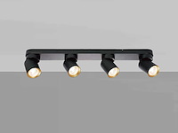 Gu10 opbouwspot armatuur 4 kop draaibaar - afbeelding 5 van  6