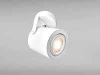 Gu10 opbouwspot armatuur cilinder zand wit draaibaar(10x) - afbeelding 4 van  8
