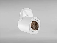 Gu10 opbouwspot armatuur cilinder zand wit draaibaar(10x) - afbeelding 6 van  8