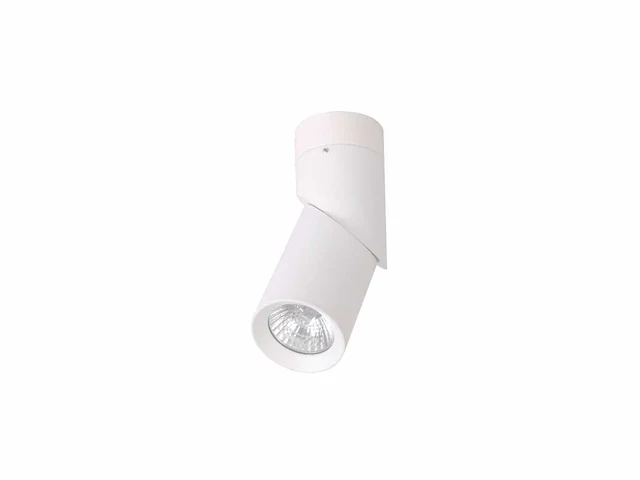 Gu10 opbouwspot armatuur cilinder zand wit draaibaar(20x) - afbeelding 4 van  8