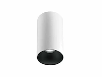 Gu10 opbouwspot armatuur cilinder zand wit en zwart(10x)