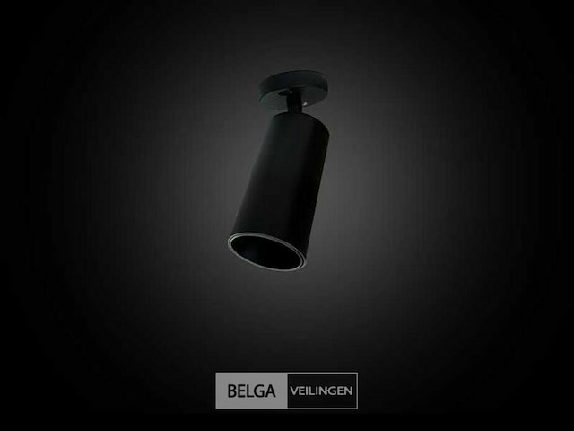 Gu10 opbouwspot armatuur draaibaar - zwart (12x) - afbeelding 4 van  6