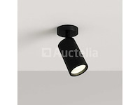 Gu10 opbouwspot armatuur draaibaar - zwart (8x) - afbeelding 1 van  5