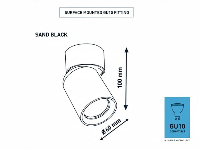 Gu10 opbouwspot armatuur draaibaar (12x) - afbeelding 7 van  7