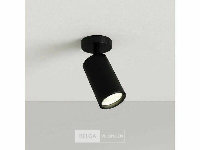 Gu10 opbouwspot armatuur draaibaar – zwart (12x) - afbeelding 3 van  6