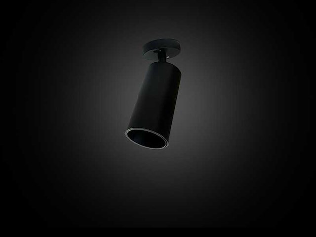 Gu10 opbouwspot armatuur draaibaar – zwart (20x) - afbeelding 2 van  2