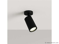 Gu10 opbouwspot armatuur draaibaar – zwart (20x) - afbeelding 2 van  5