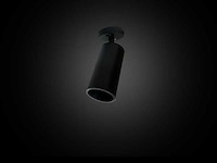 Gu10 opbouwspot armatuur draaibaar – zwart (8x) - afbeelding 3 van  5