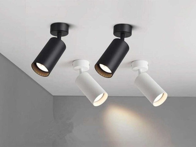 Gu10 opbouwspot armatuur draaibaar zwart(20x) - afbeelding 4 van  7