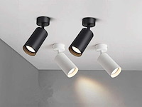 Gu10 opbouwspot armatuur draaibaar zwart(20x) - afbeelding 4 van  7