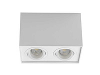 Gu10 opbouwspot armatuur dual fittingen kantelbaar (10x) - afbeelding 3 van  6