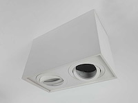 Gu10 opbouwspot armatuur dual fittingen kantelbaar (4x) - afbeelding 5 van  6