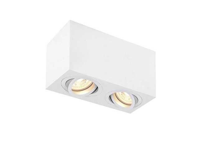 Gu10 opbouwspot armatuur dual fittingen kantelbaar(4x) - afbeelding 1 van  6