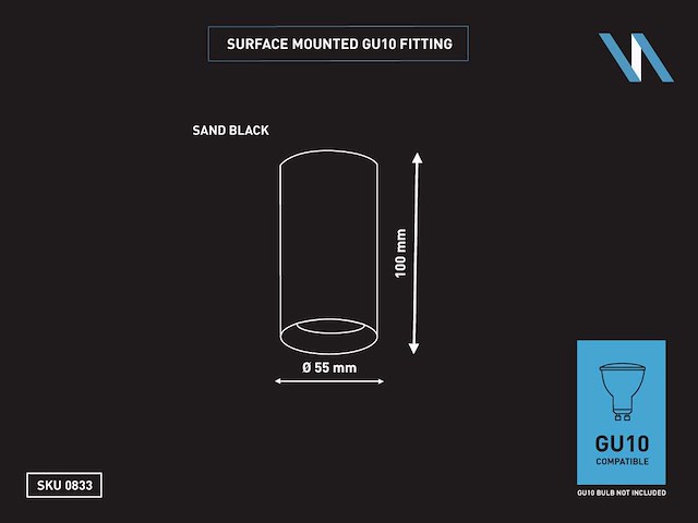 Gu10 opbouwspot armatuur dun (20x) - afbeelding 4 van  6