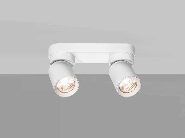 Gu10 opbouwspot armatuur duo draaibaar (16x) - afbeelding 4 van  6