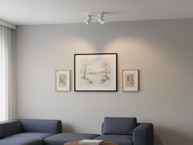 Gu10 opbouwspot armatuur duo draaibaar (16x) - afbeelding 2 van  5