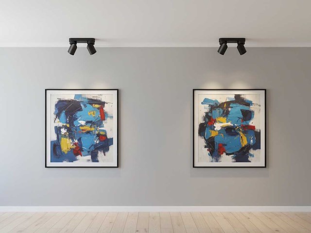 Gu10 opbouwspot armatuur duo draaibaar (4x) - afbeelding 3 van  6