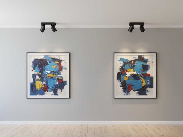 Gu10 opbouwspot armatuur duo draaibaar(8x) - afbeelding 3 van  6