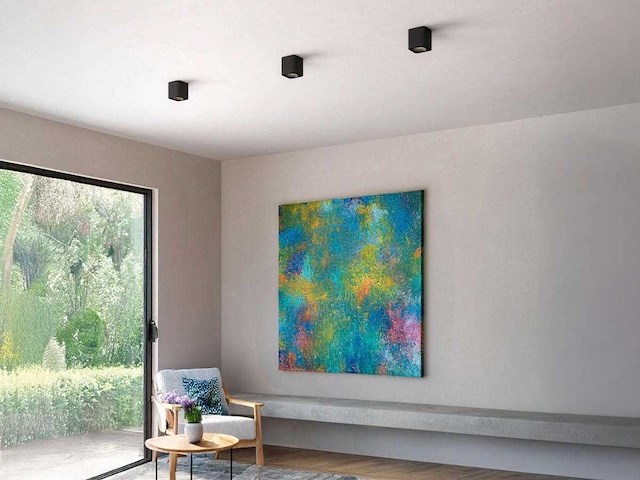 Gu10 opbouwspot armatuur kantelbaar 8,4cm - afbeelding 1 van  3