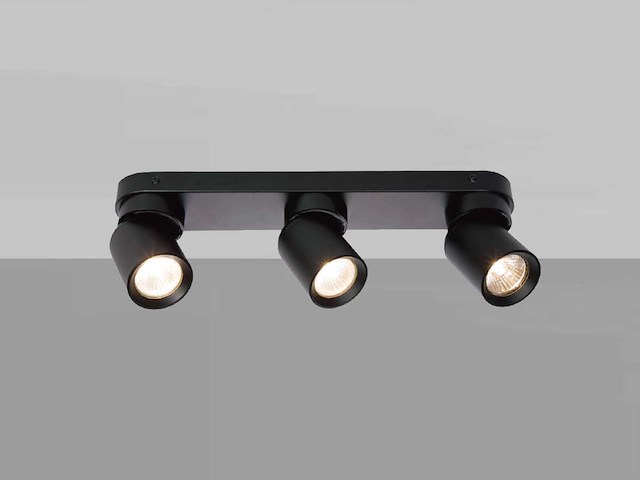 Gu10 opbouwspot armatuur triple draaibaar (6x) - afbeelding 4 van  6