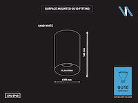 Gu10 opbouwspot armatuur(12x) - afbeelding 5 van  6