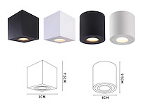 Gu10 waterdicht opbouwspot armatuur ip44 9,5cm (10x) - afbeelding 4 van  4