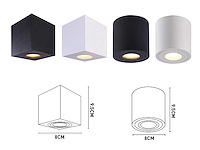 Gu10 waterdicht opbouwspot armatuur ip44 9,5cm (20x) - afbeelding 7 van  7