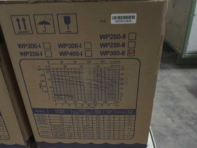 Guangdong wp300 hydromassage pomp voor zwembad (4x) - afbeelding 4 van  4