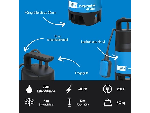 Güde dompelpomp - afbeelding 5 van  5