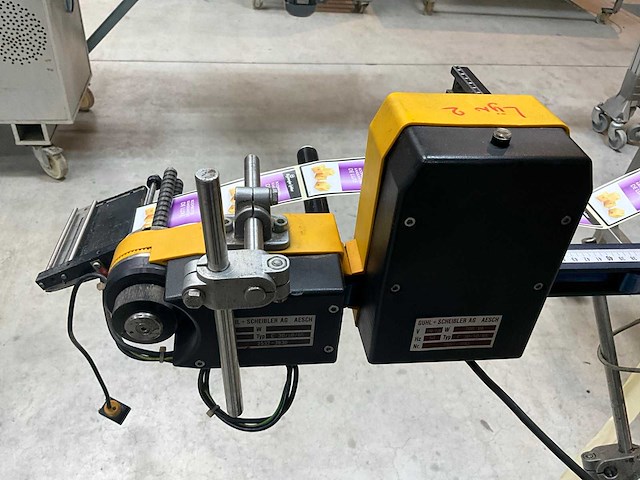 Guhl&scheibler collamat 8500 print- en etiketteermachine - afbeelding 2 van  13