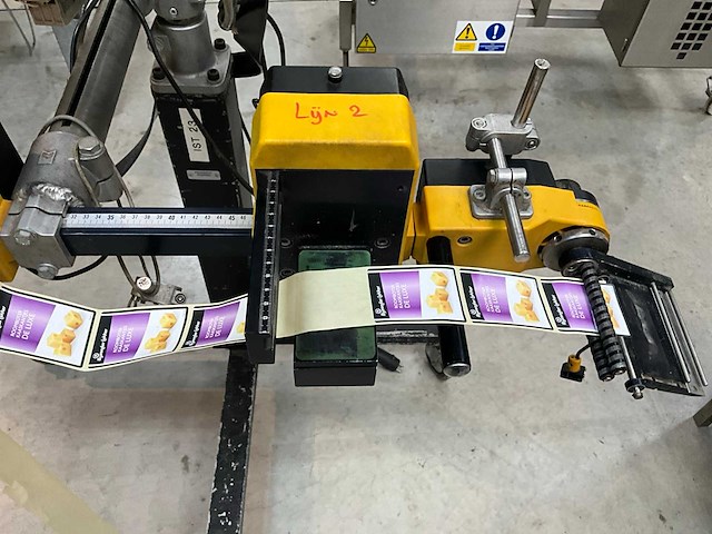 Guhl&scheibler collamat 8500 print- en etiketteermachine - afbeelding 10 van  13