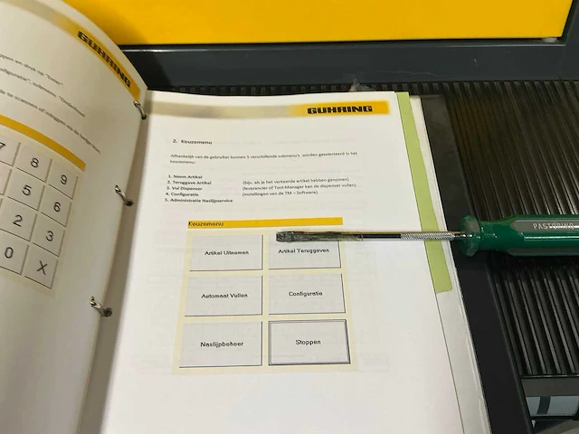 Gühring tm326 gereedschapsverdeelkast/ tooldispenser - afbeelding 38 van  43