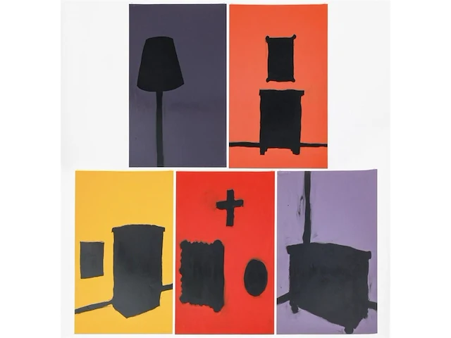 Guido vrolix - 5 originele werken - afbeelding 1 van  1