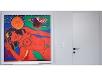 Guillaume corneille - femme allongée - zeefdruk - 120x120 cm - afbeelding 4 van  10