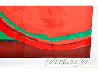 Guillaume corneille - femme allongée - zeefdruk - 120x120 cm - afbeelding 5 van  10