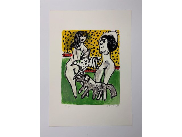 Guillaume corneille - gesigneerde editie - afbeelding 1 van  1