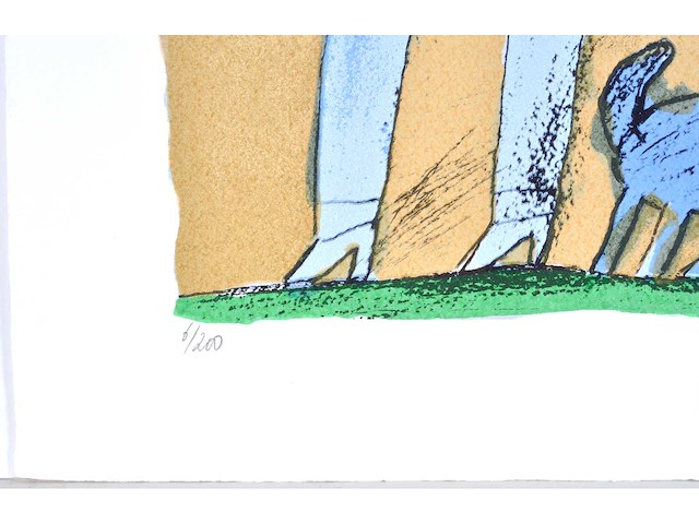 Guillaume corneille - promenade - portfolio met vier litho's - afbeelding 2 van  17