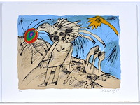 Guillaume corneille - promenade - portfolio met vier litho's - afbeelding 3 van  17