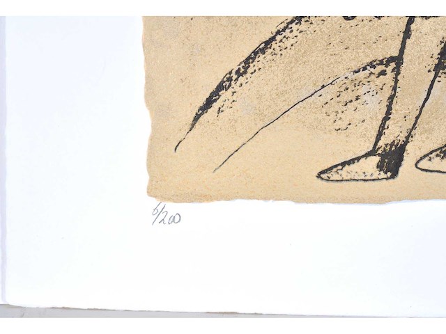 Guillaume corneille - promenade - portfolio met vier litho's - afbeelding 5 van  17