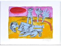 Guillaume corneille - promenade - portfolio met vier litho's - afbeelding 6 van  17