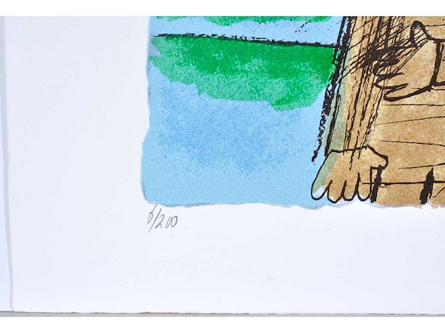 Guillaume corneille - promenade - portfolio met vier litho's - afbeelding 15 van  17