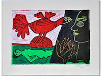 Guillaume corneille - zeefdruk - 1/200 - afbeelding 2 van  6