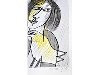 Guillaume corneille - zeefdruk - afbeelding 3 van  5