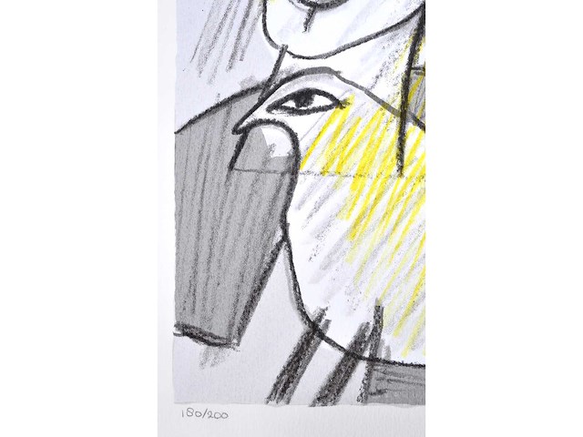 Guillaume corneille - zeefdruk - afbeelding 4 van  5