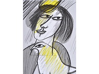Guillaume corneille - zeefdruk - afbeelding 5 van  5